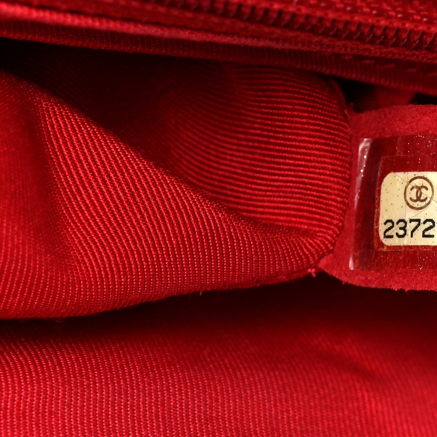 Chanel Caviar Chevron Quilted Single Flap Red