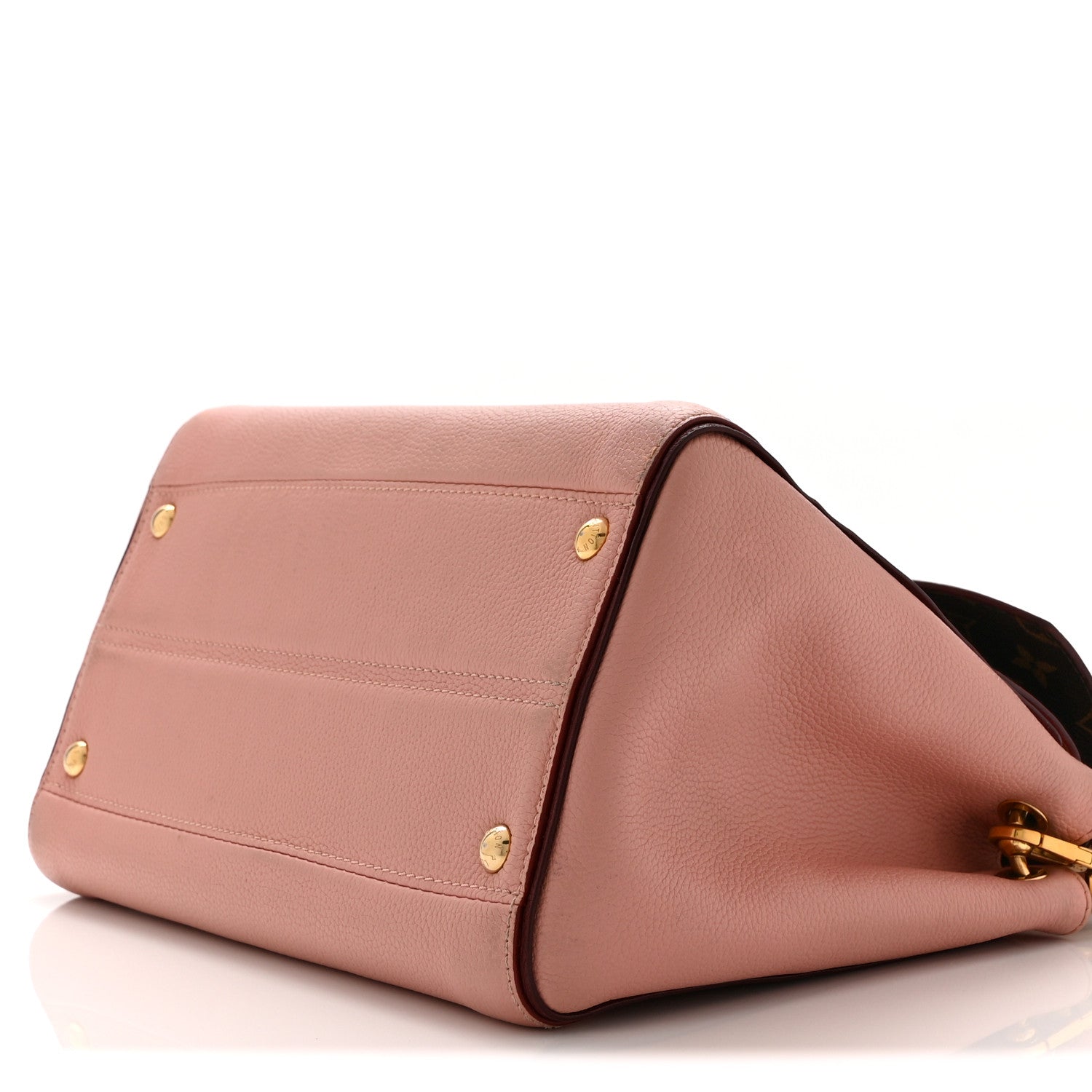 Louis Vuitton Grained Calfskin Monogram Double V Rose Poudre