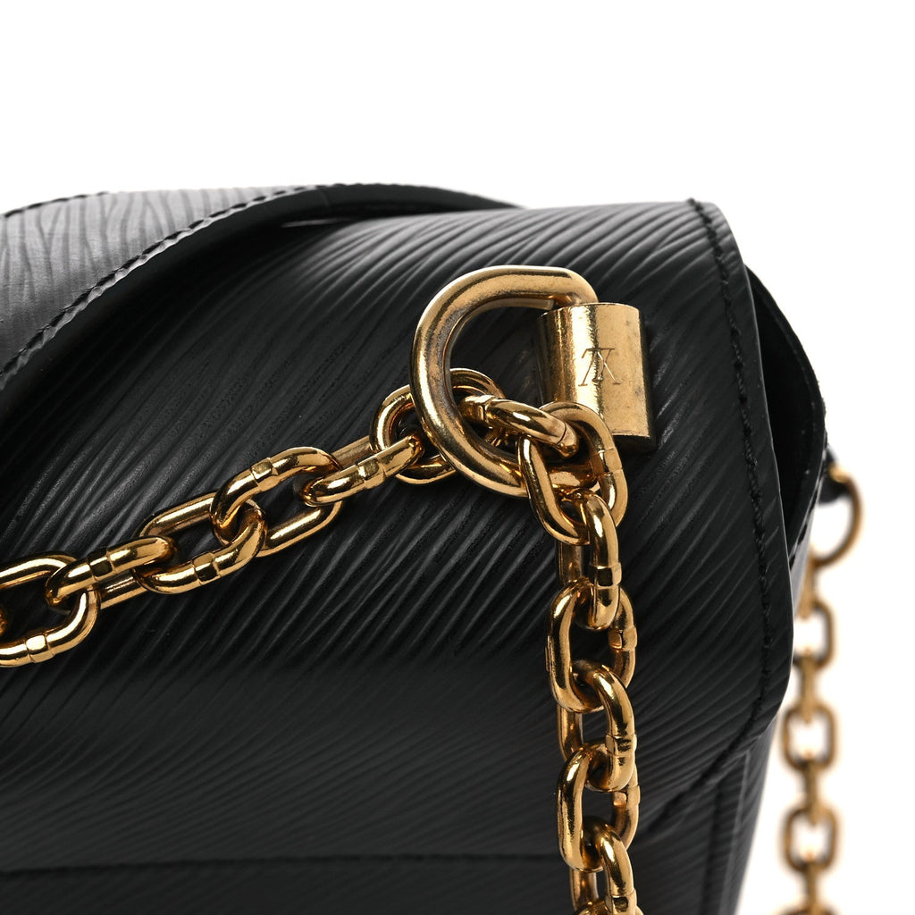 Louis Vuitton Epi Twist Shoulder Bag MM Black