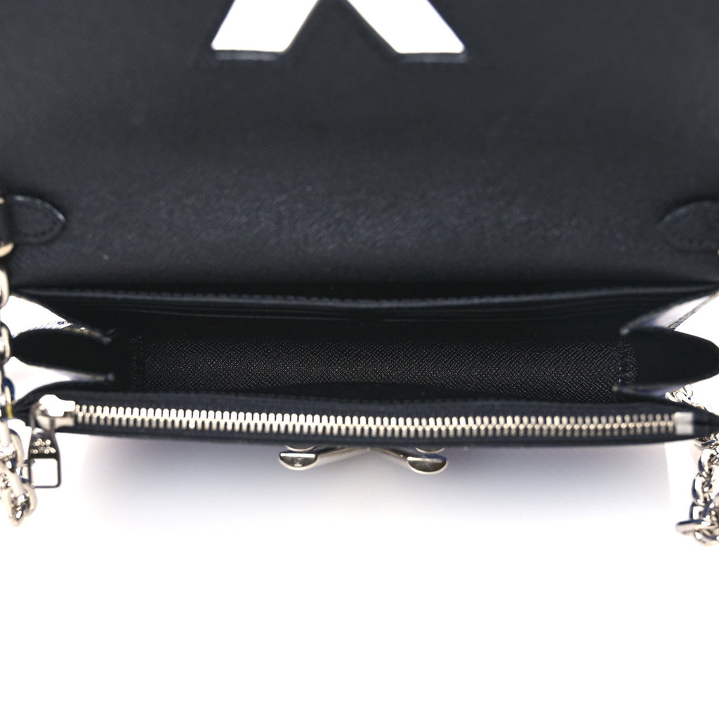 Louis Vuitton Epi Azteque Twist Chain Wallet Denim Light