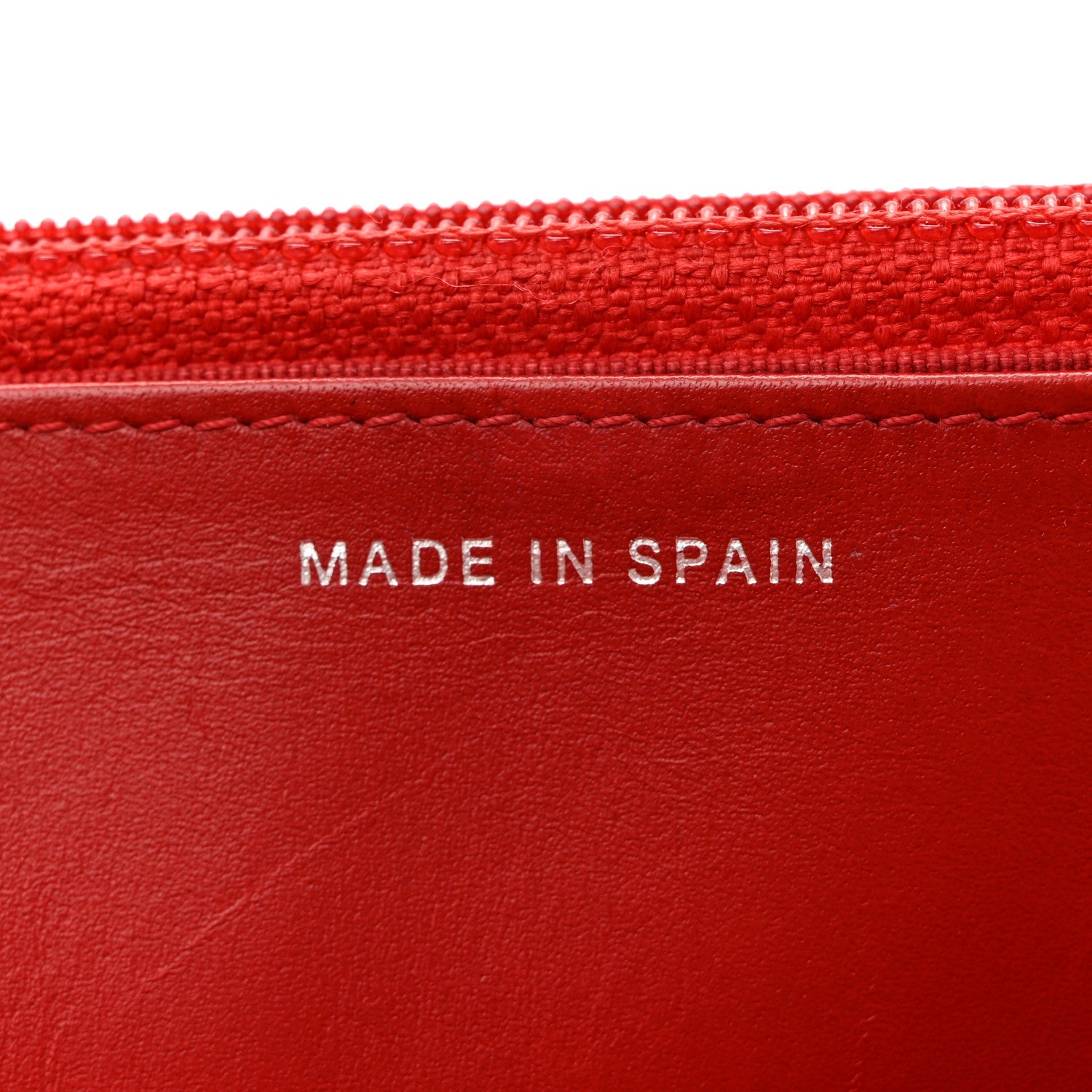 Chanel Caviar Quilted Wallet On Chain WOC Red