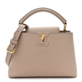 Louis Vuitton Taurillon Capucines BB Galet