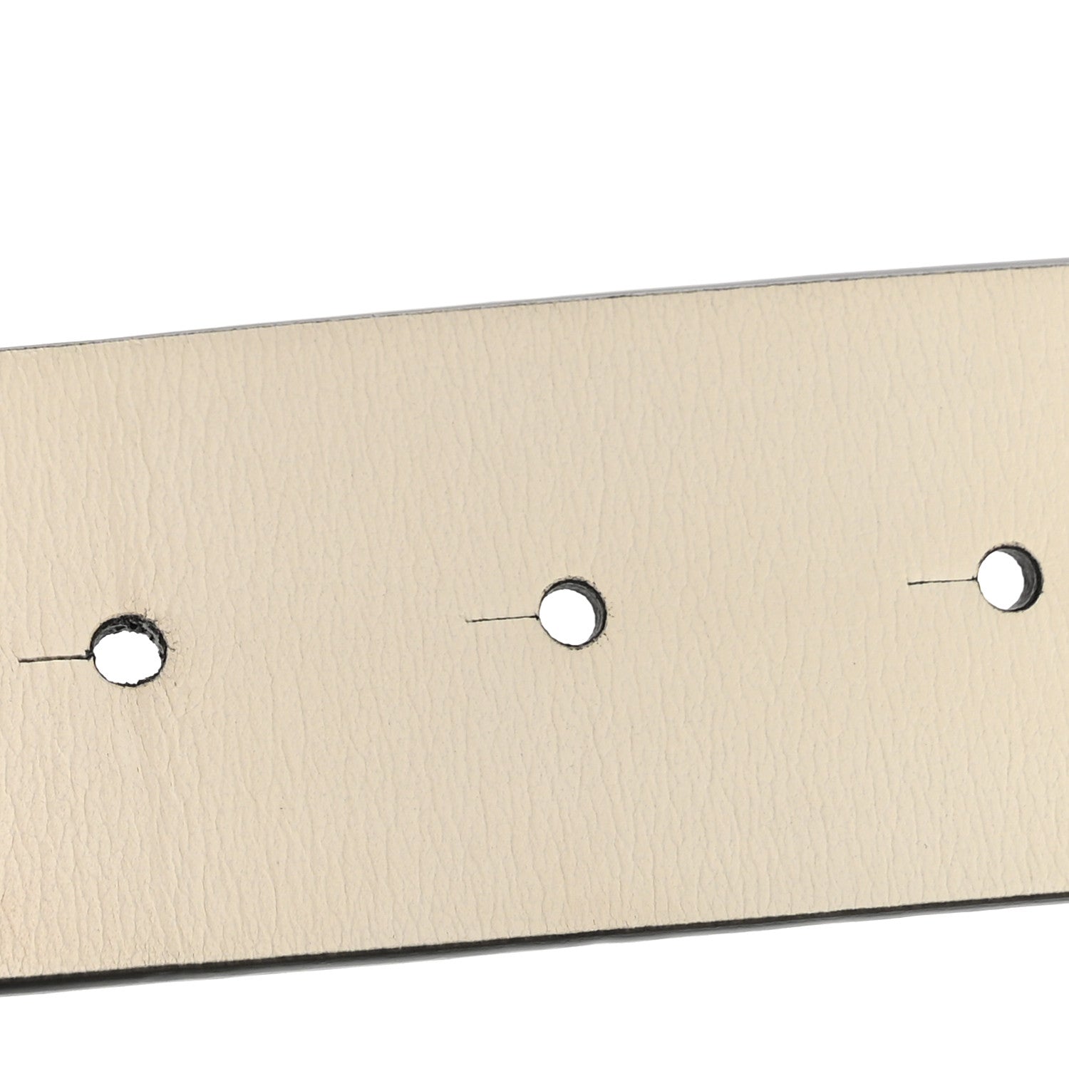 Calfskin CC Reversible Belt 85 White Black