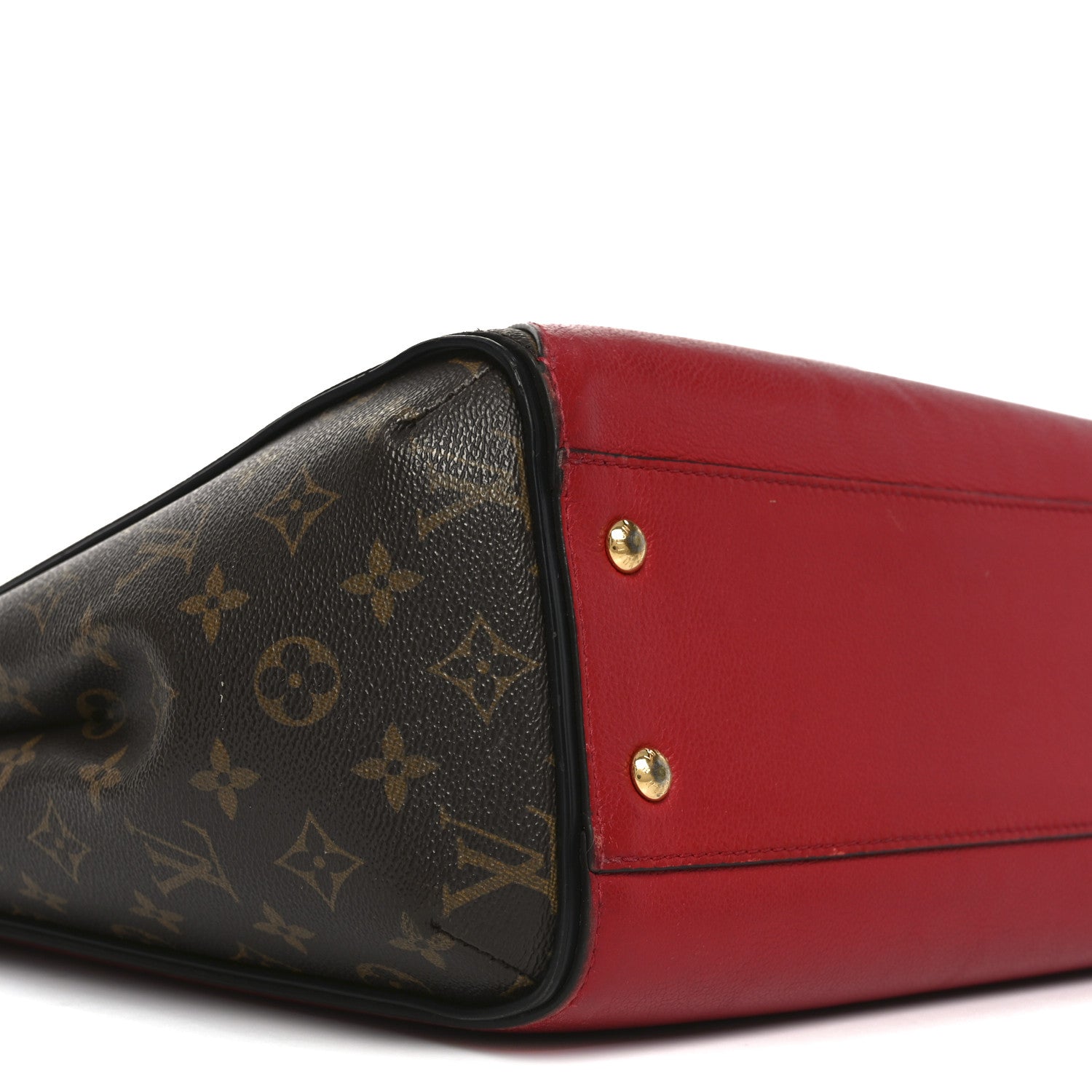 Louis Vuitton Calfskin Monogram Kimono Tote Cherry