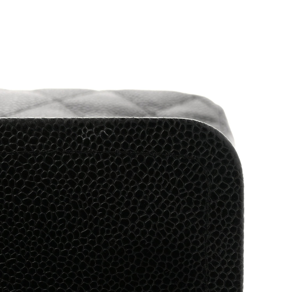 Chanel Caviar Quilted Jumbo Double Flap Black