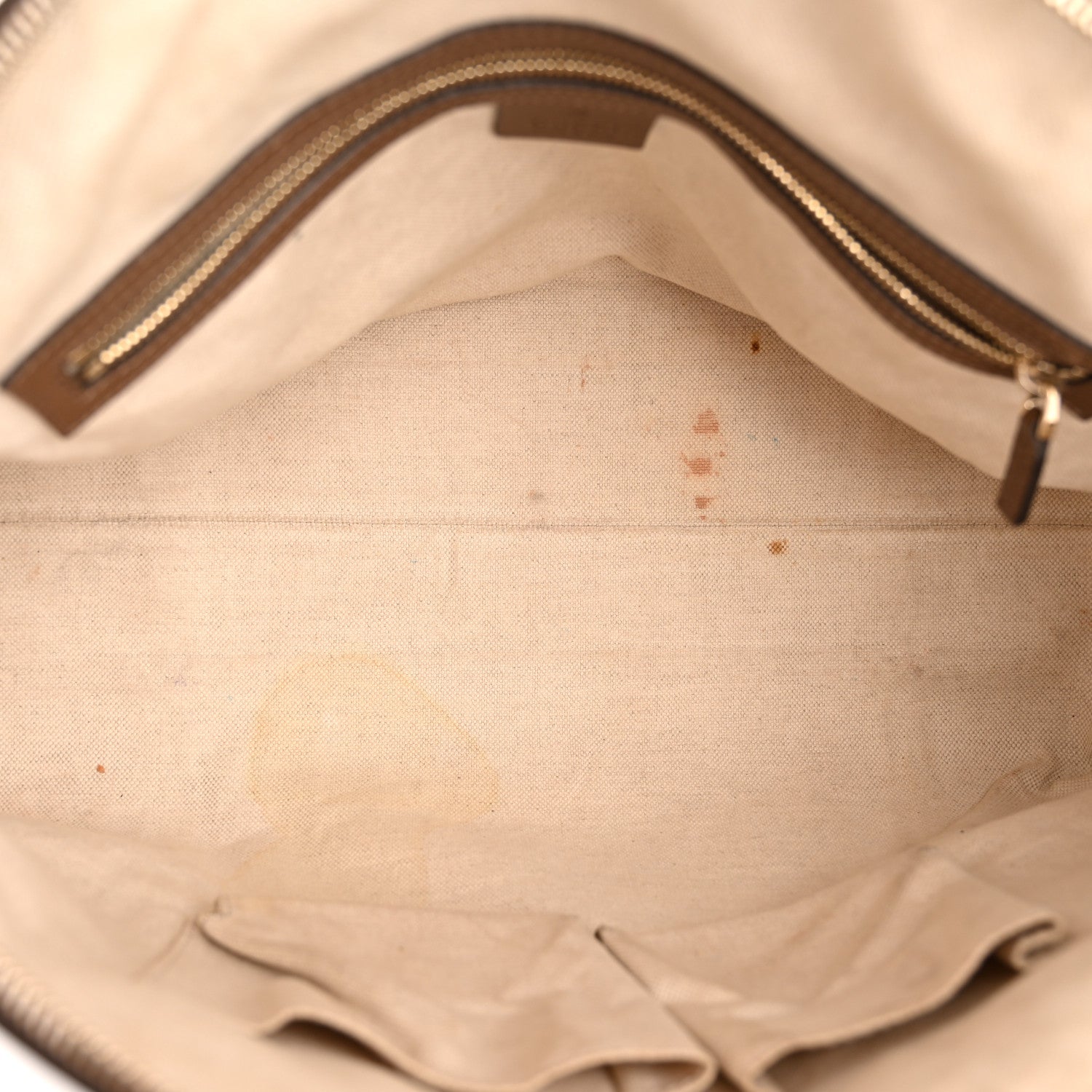 Gucci GG Supreme Monogram Medium Nice Top Handle Dome Bag Brown