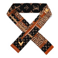 Louis Vuitton Silk Monogram Wild At Heart Bandeau Black