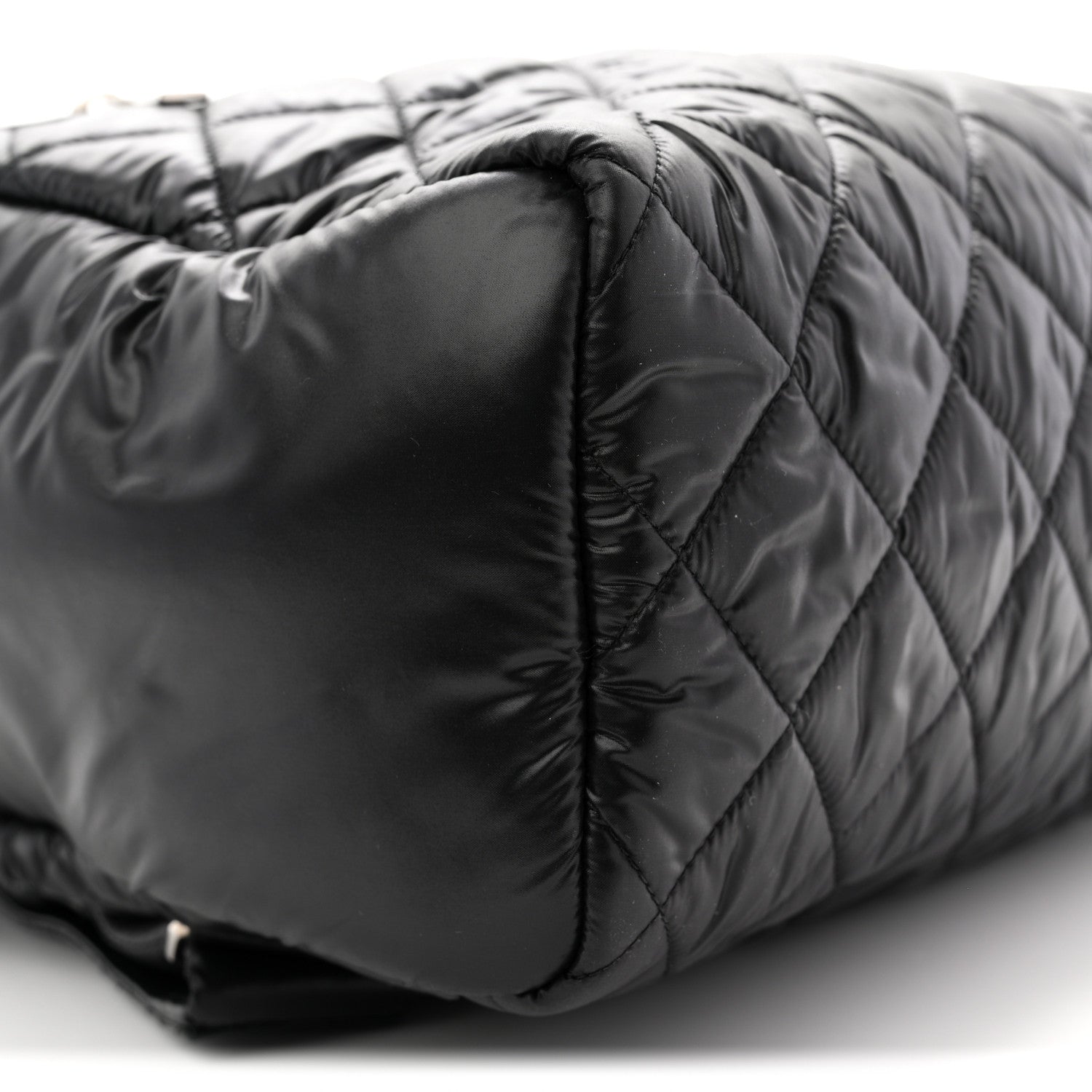 Chanel Nylon Quilted Coco Cocoon Backpack Black