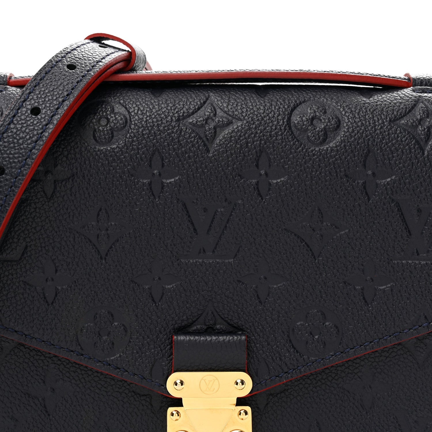 Louis Vuitton Empreinte Pochette Metis Marine Rouge