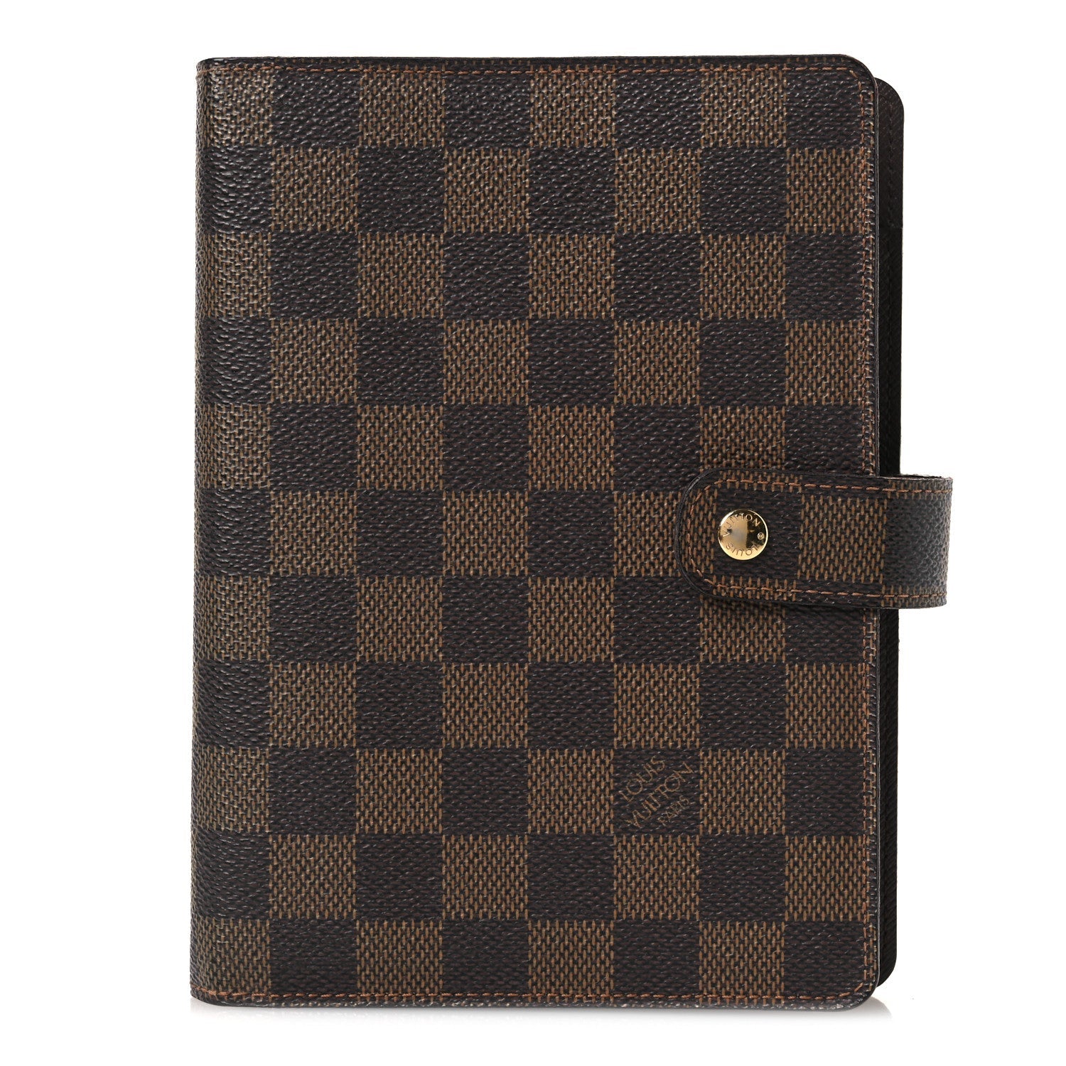 Louis Vuitton Damier Ebene Medium Ring Agenda Cover