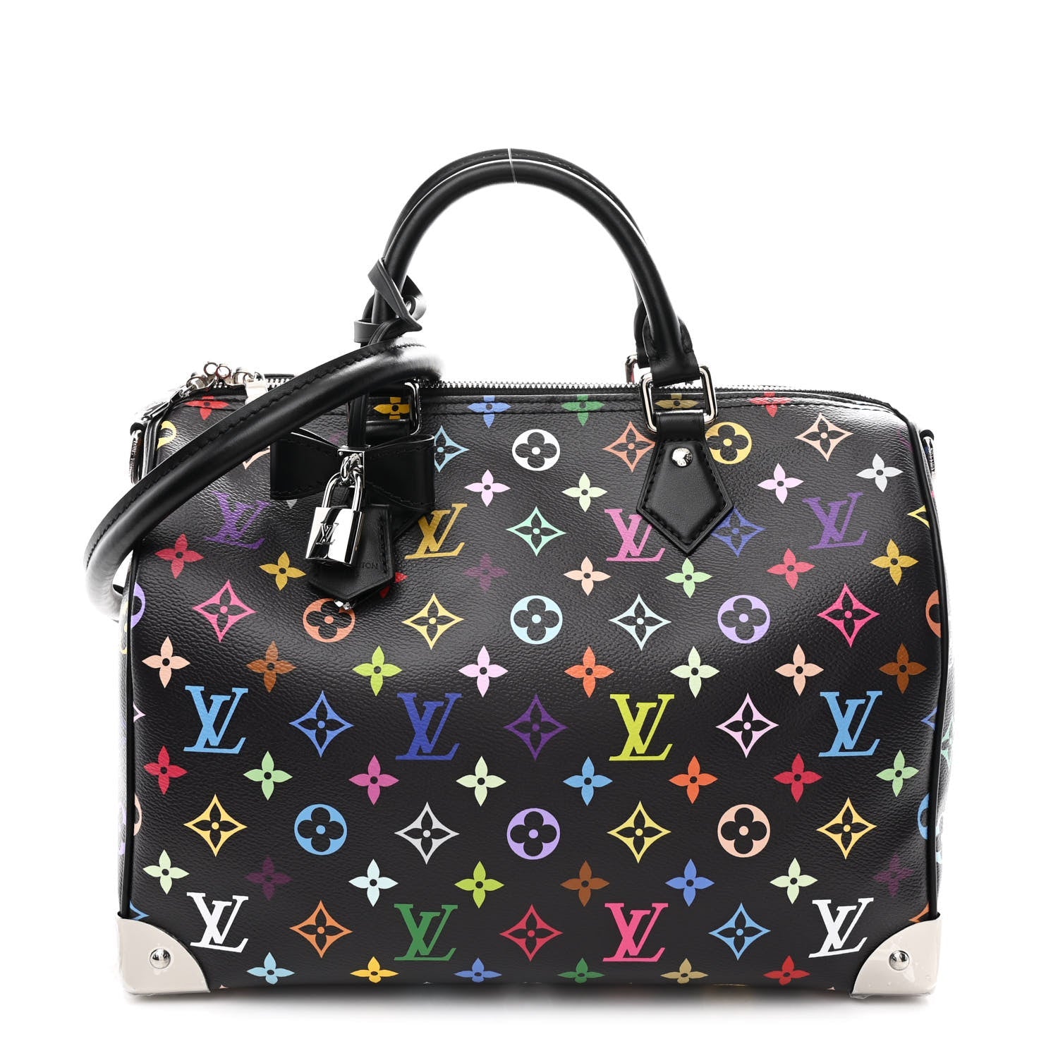 Louis Vuitton LV X TM Monogram Multicolor Speedy Soft 30 Black