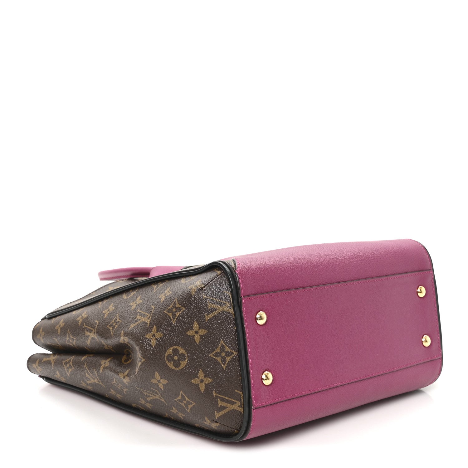 Louis Vuitton Calfskin Monogram Kimono Tote Grape