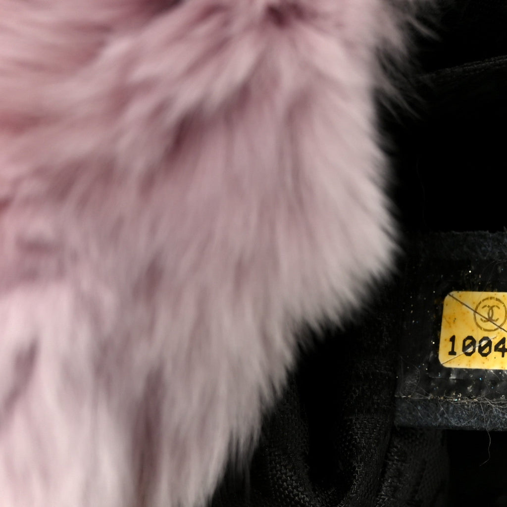 Chanel Rabbit Fur Tweed Small Fantasy Flap Lilac