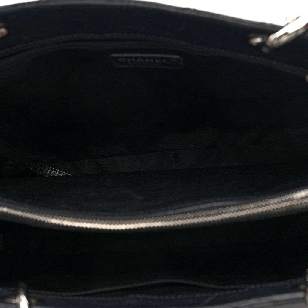Chanel Caviar Quilted Grand Shopping Tote GST Black