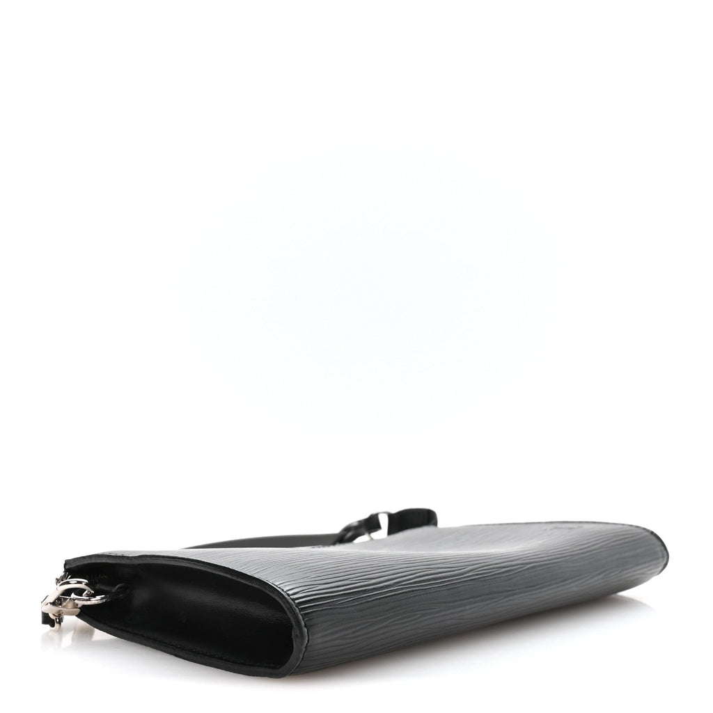 Louis Vuitton Epi Pochette Accessories 24 Black