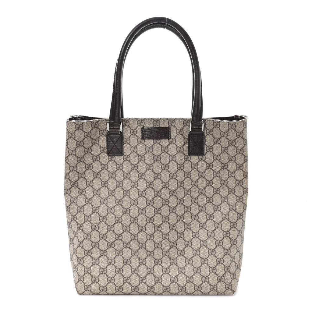 Gucci GG Plus Monogram Small Vertical Tote Dark Brown