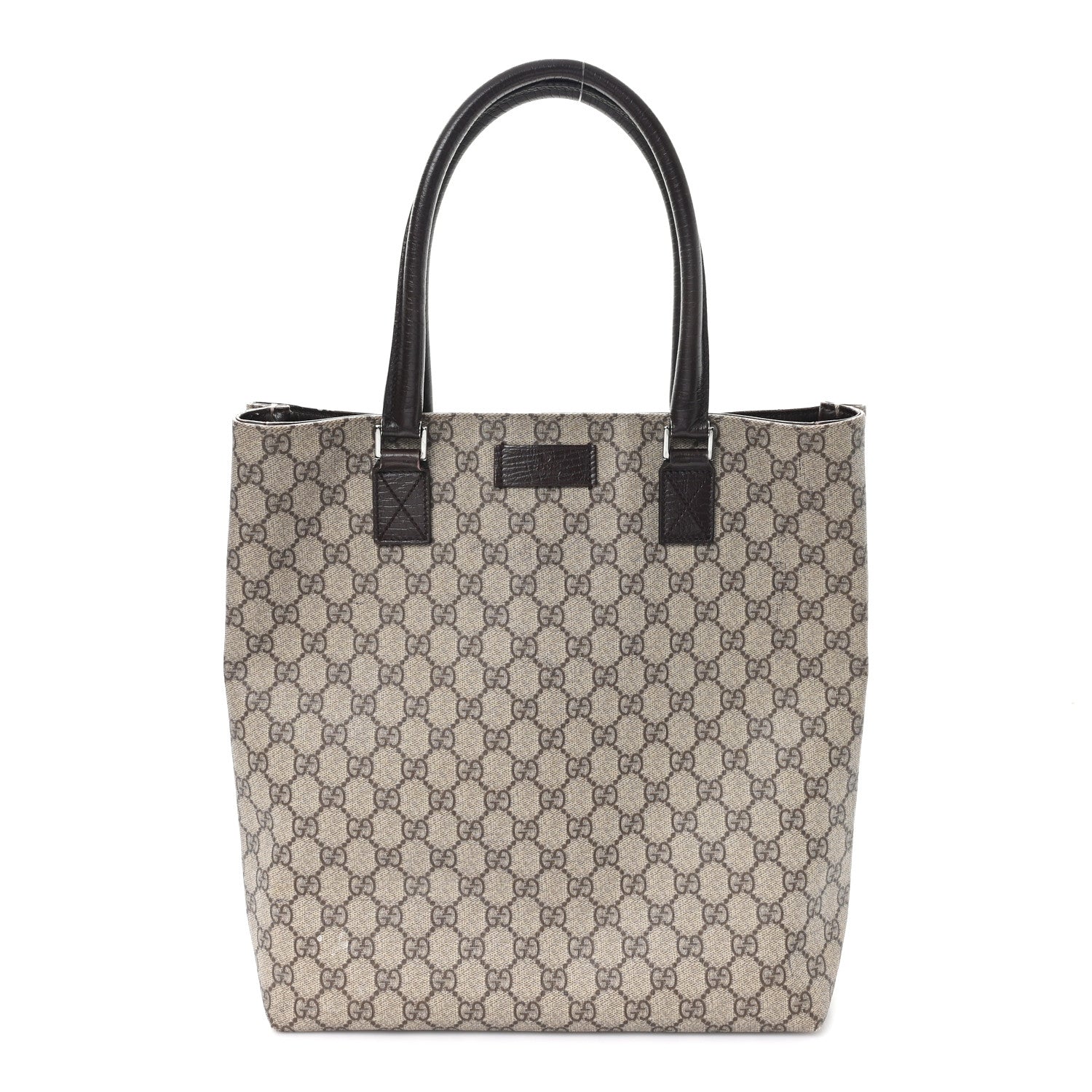 Gucci GG Plus Monogram Small Vertical Tote Dark Brown
