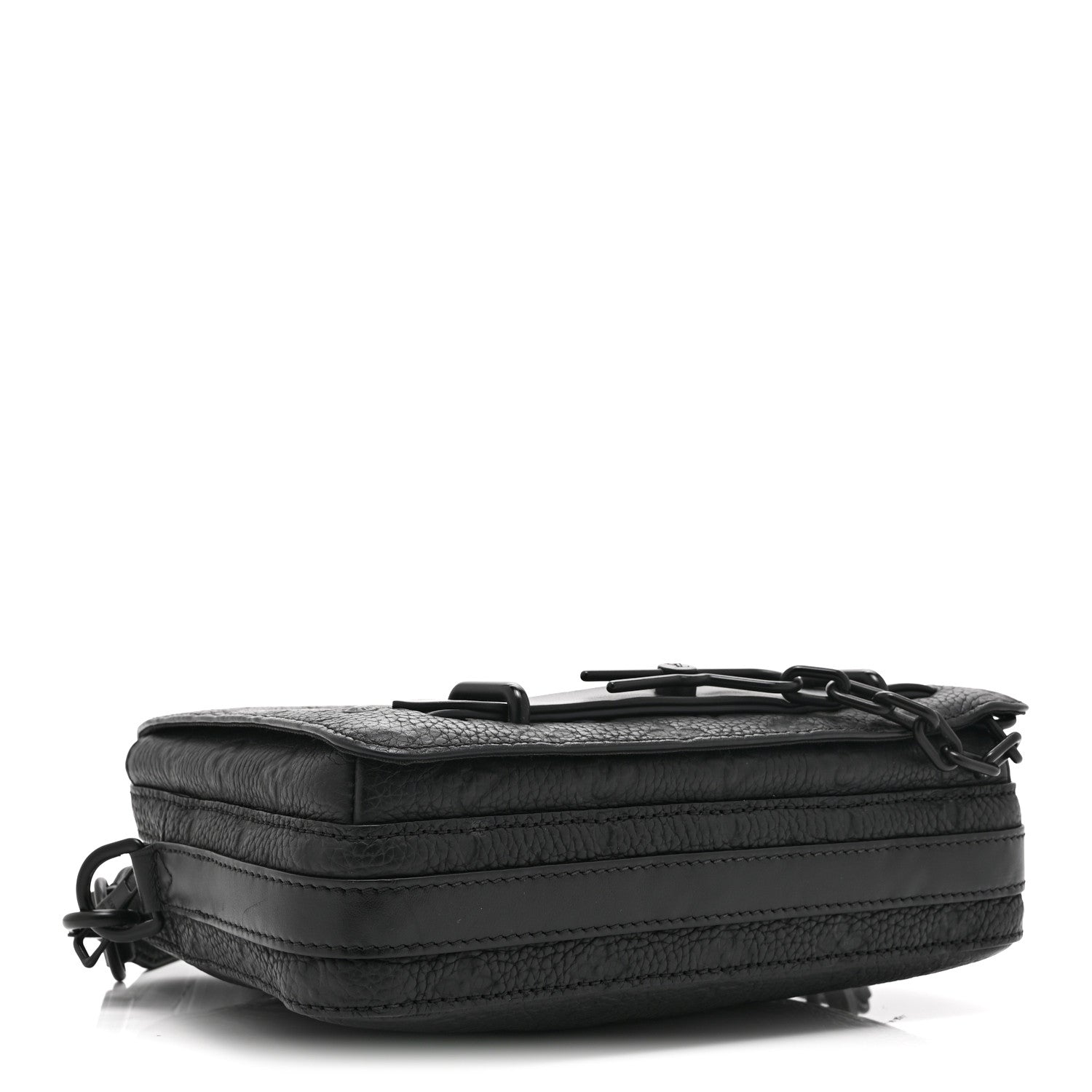 Louis Vuitton Taurillon Monogram Steamer Messenger Black