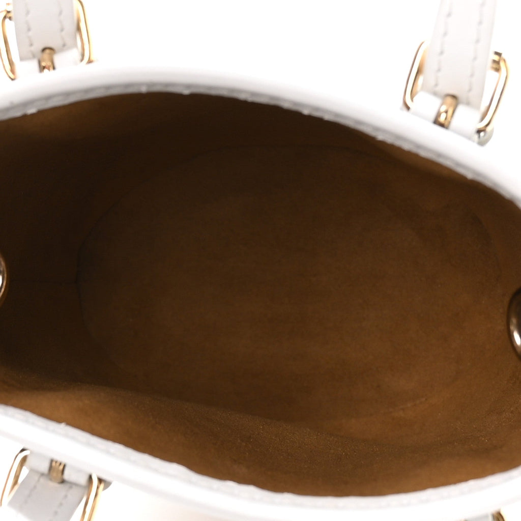 Louis Vuitton Monogram LV Match Nano Bucket Bag White