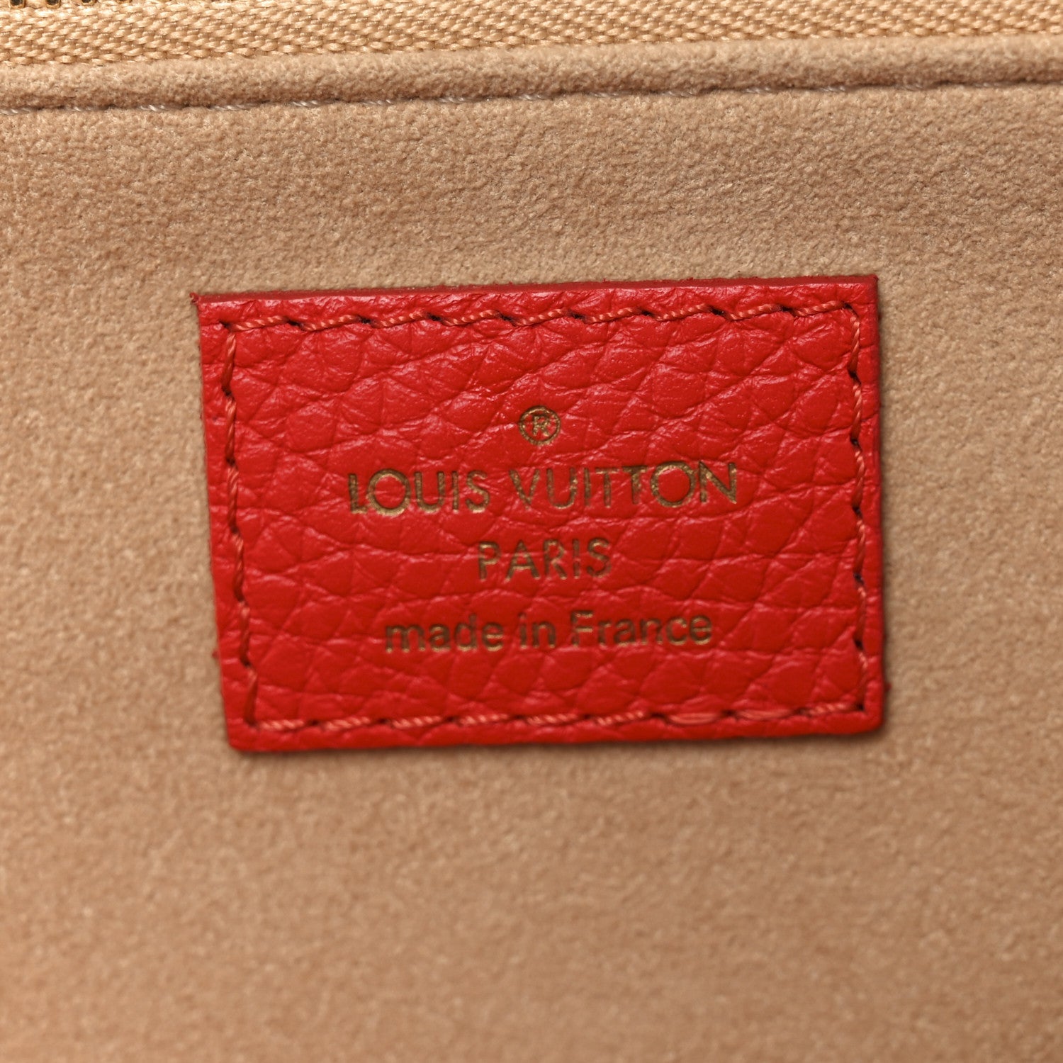 Louis Vuitton Taurillon Volta Coquelicot