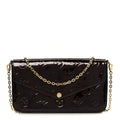 Louis Vuitton Vernis Pochette Felicie Chain Wallet Amarante