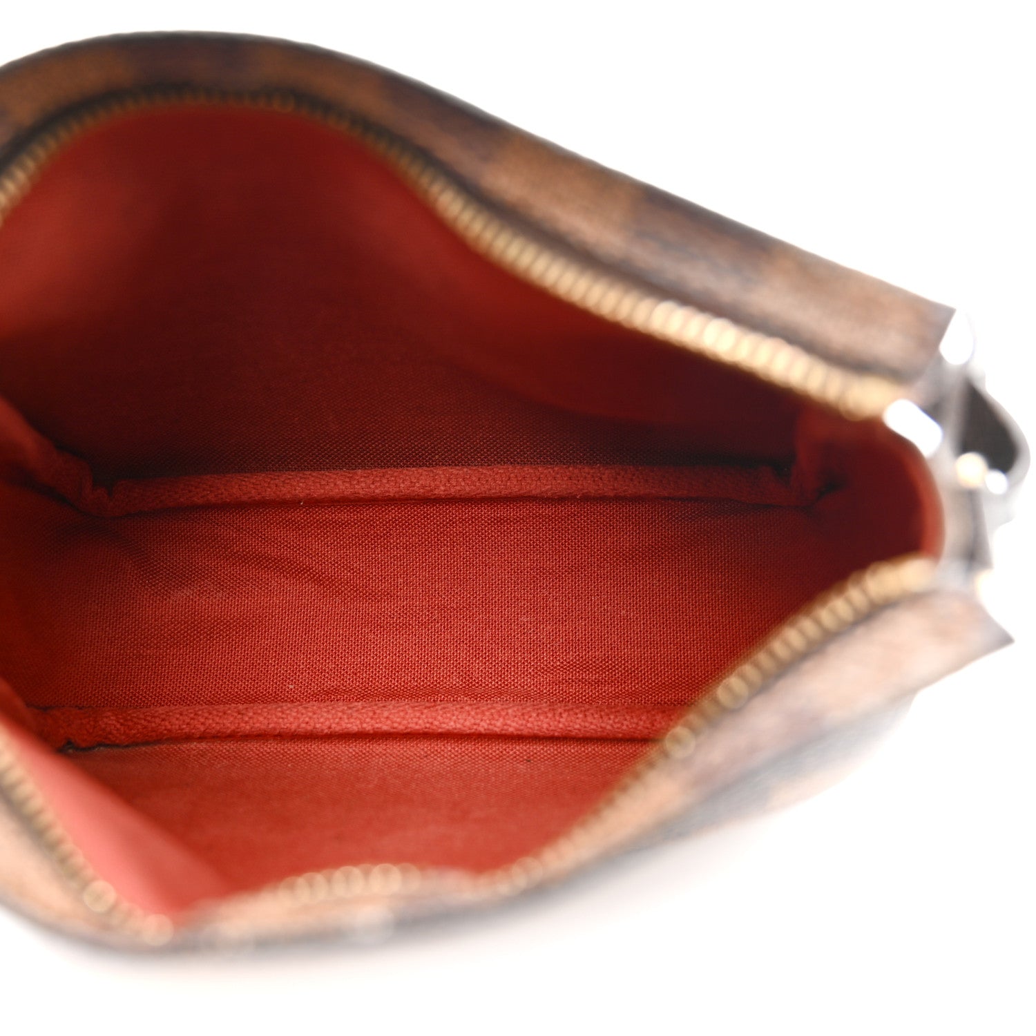 Louis Vuitton Damier Ebene Trousse Make Up Bag Pochette