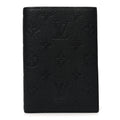 Louis Vuitton Empreinte Monogram Passport Cover Black