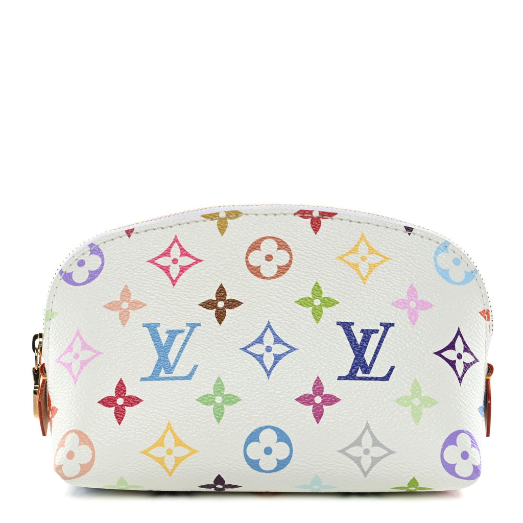 Louis Vuitton LV X TM Monogram Multicolor Cosmetic Pouch PM White