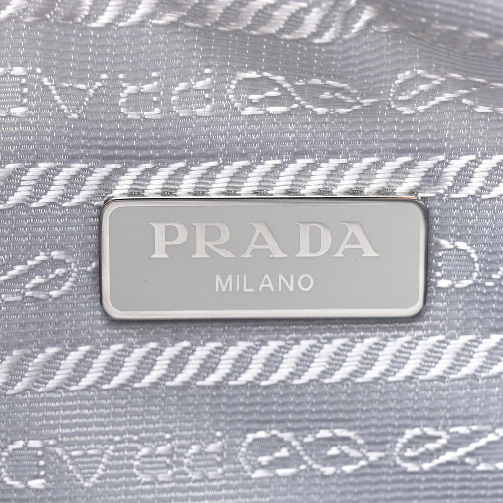 Prada Tessuto Nylon Mini Re-Edition 2000 Bag Fiordaliso