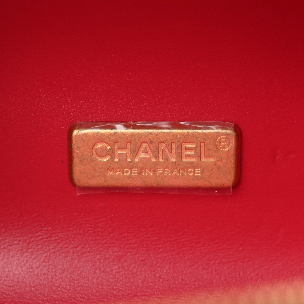 Chanel Lambskin Quilted CC Bubble Vanity Case With Chain Black