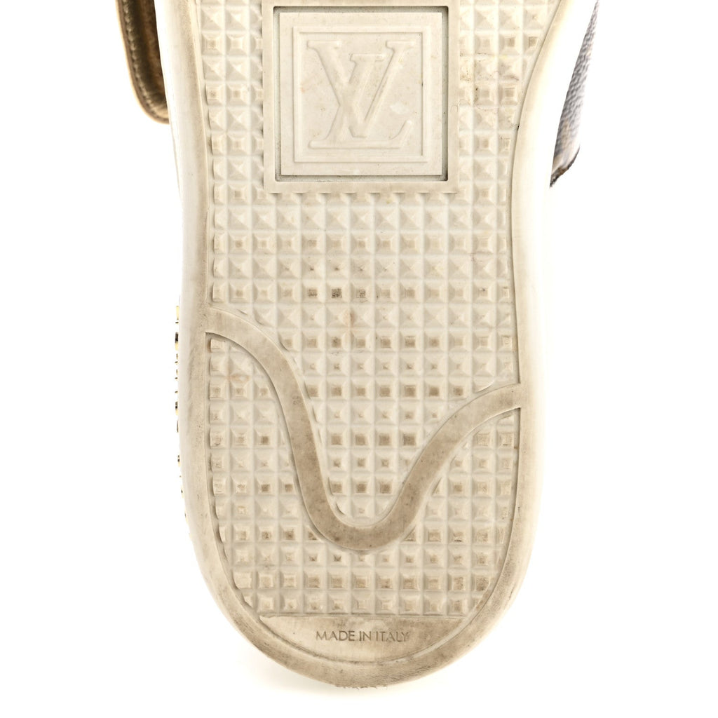 Louis Vuitton Calfskin Monogram Frontrow Sneaker 36 White