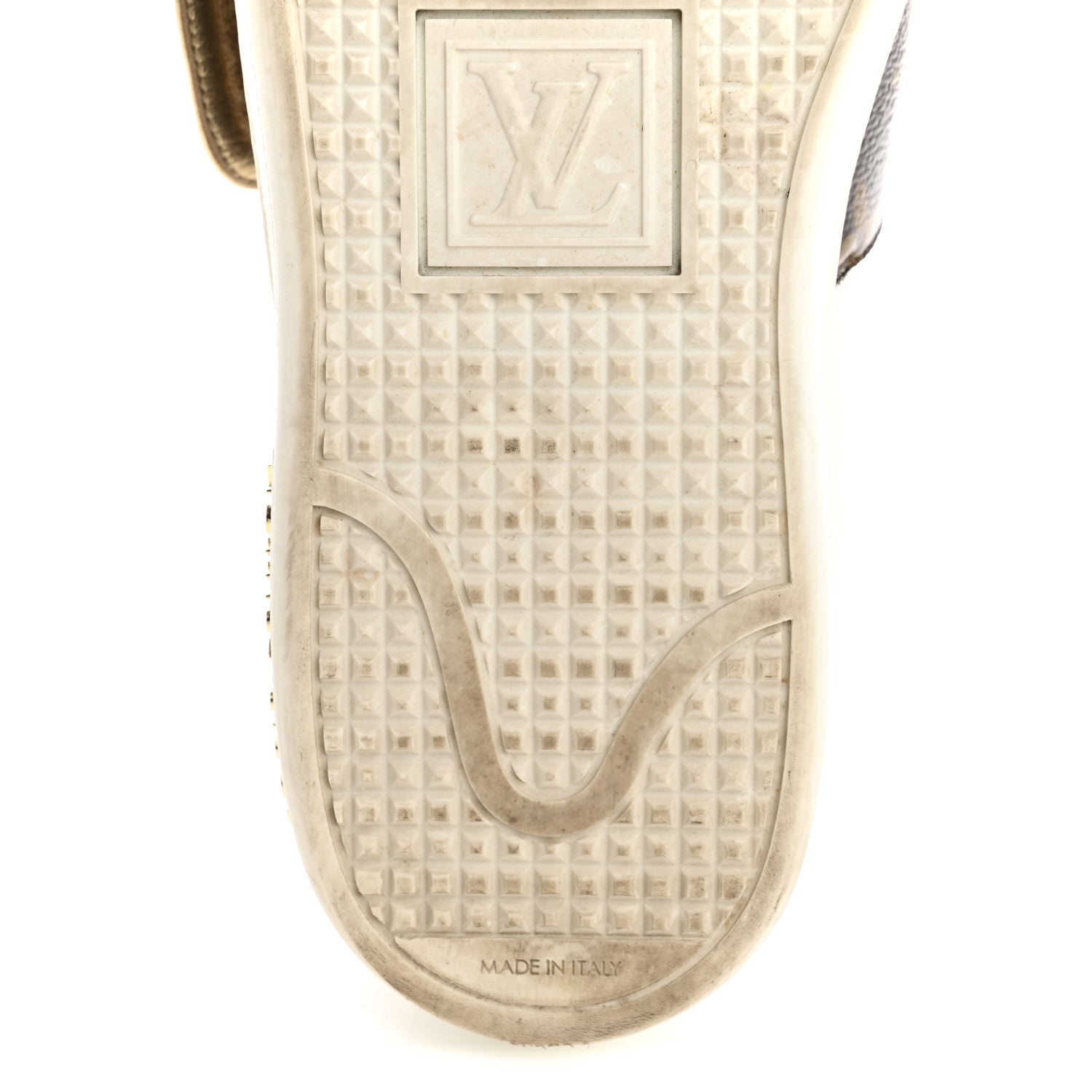Louis Vuitton Calfskin Monogram Frontrow Sneaker 36 White
