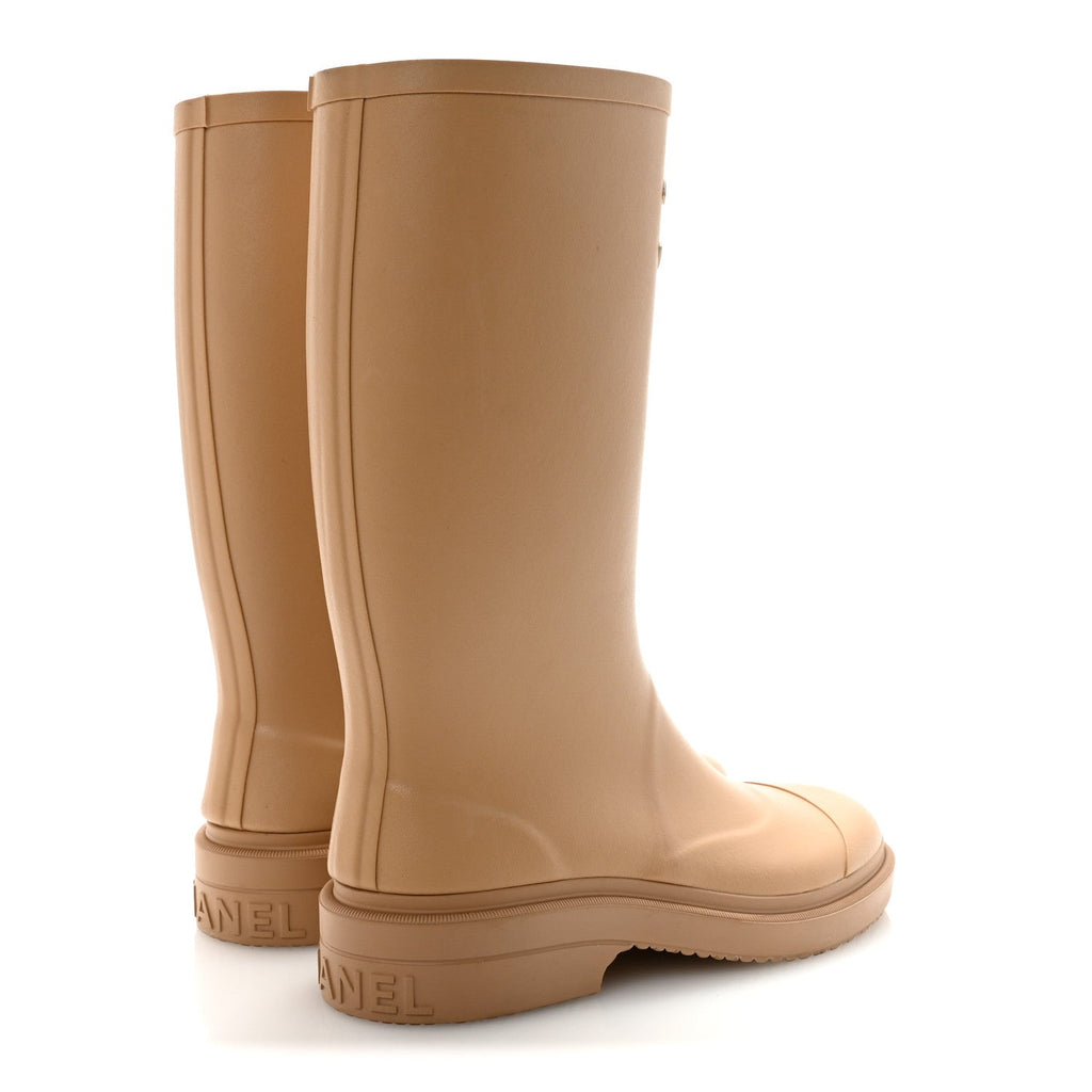 Caoutchouk CC High Boots 37 Beige