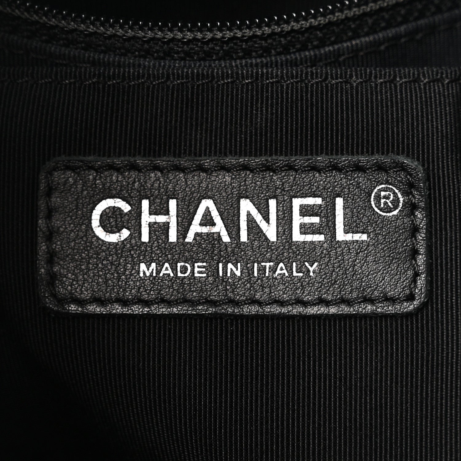 Chanel Lambskin Chevron Small Urban Spirit Drawstring Bag Black