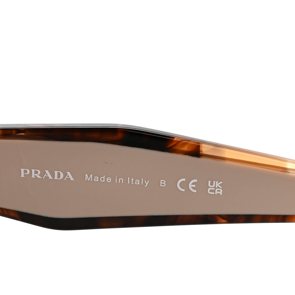 Prada Acetate Sunglasses SPR D02 Tortoise Dark Brown