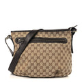 Gucci Monogram Messenger Bag Dark Brown