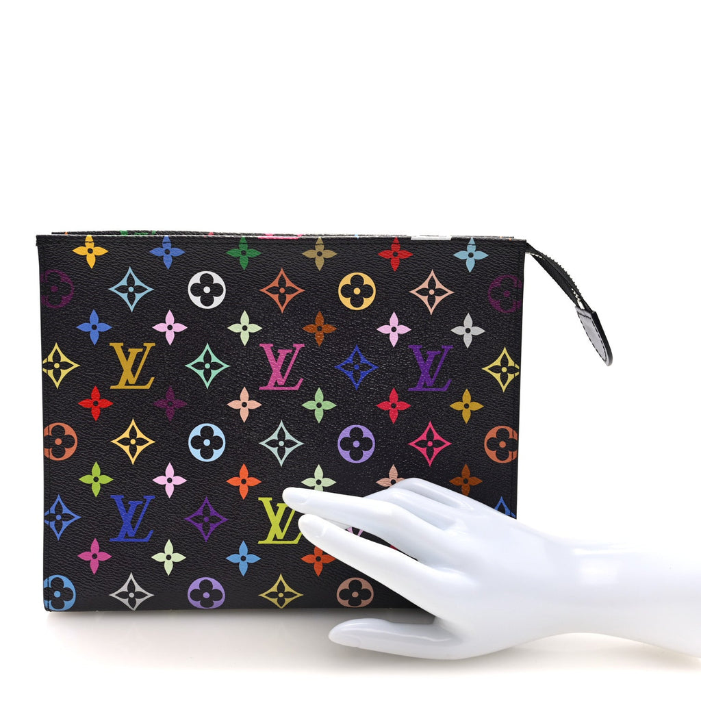 Louis Vuitton LV X TM Monogram Multicolor Toiletry Pouch 26 Black