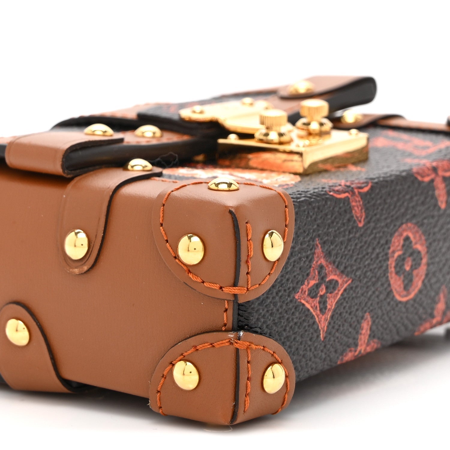 Louis Vuitton Catogram Essential Trunk Orange Marron