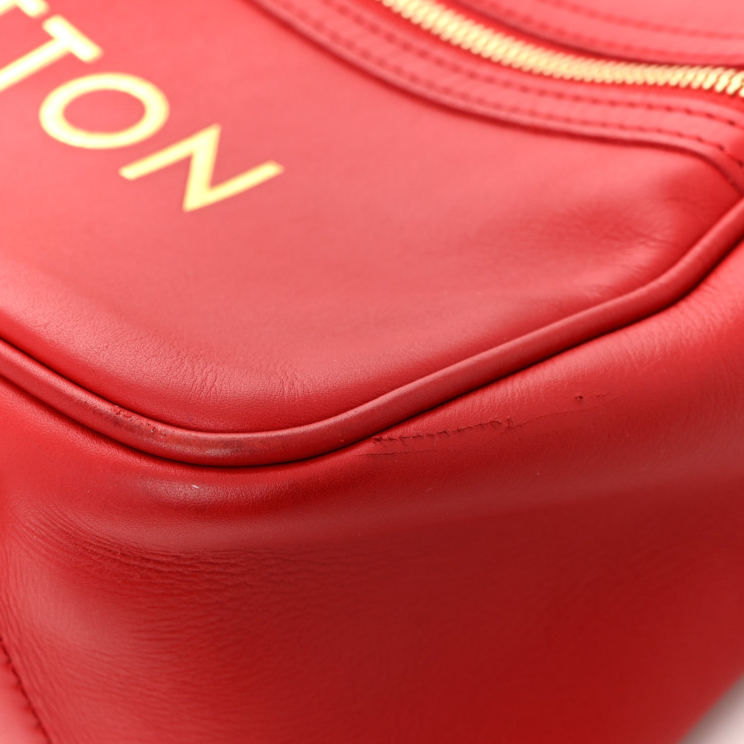 Louis Vuitton Supple Calfskin Paname Take Off Flight Overseas Bag Red