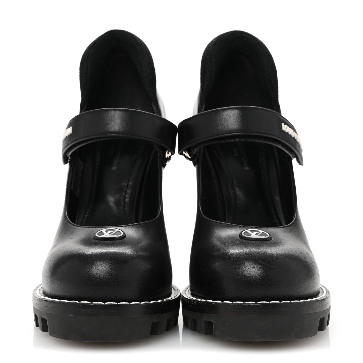 Louis Vuitton Calfskin Star Trail Ankle Pumps 37 Black