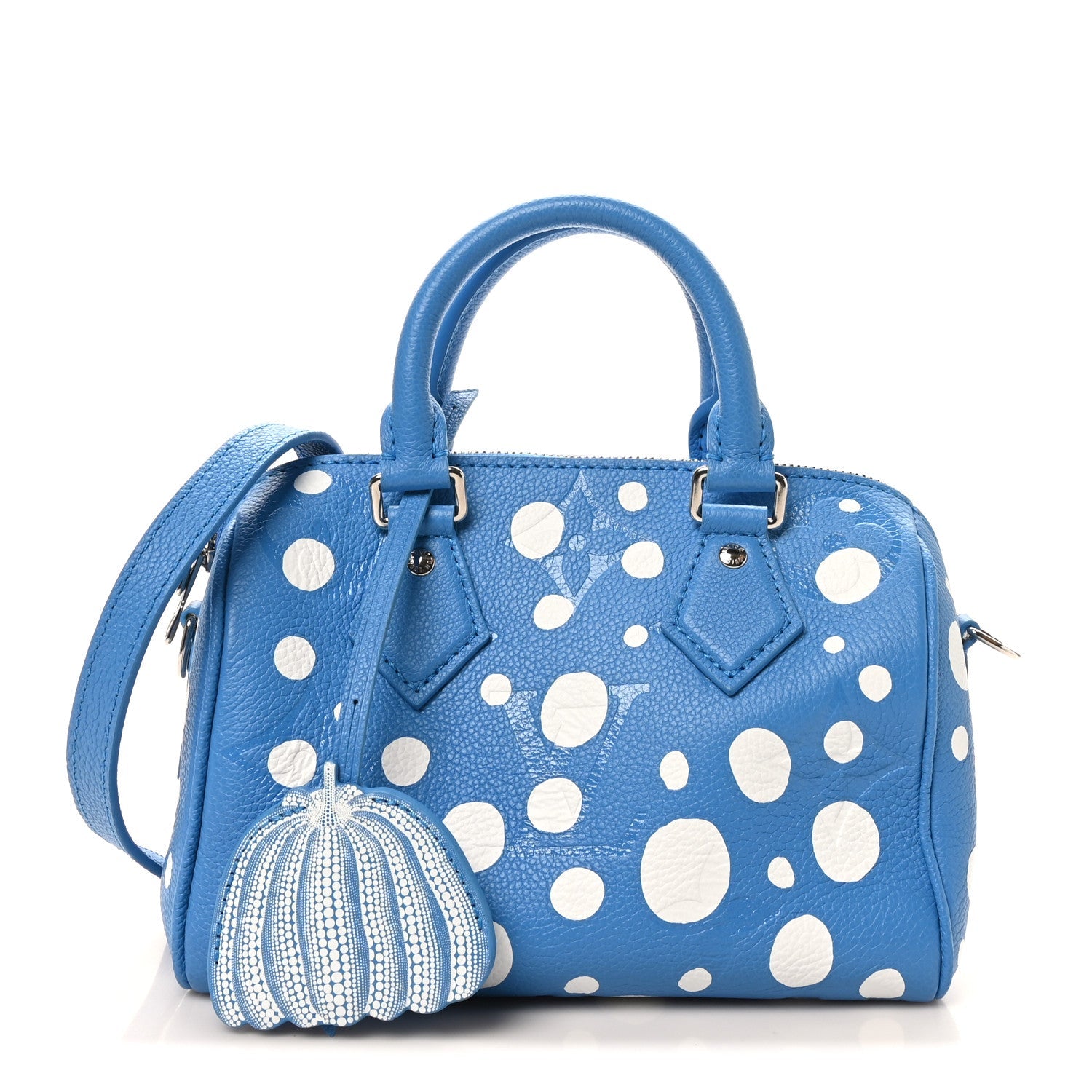 Louis Vuitton LV X YK Empreinte Speedy Bandouliere 20 Blue White