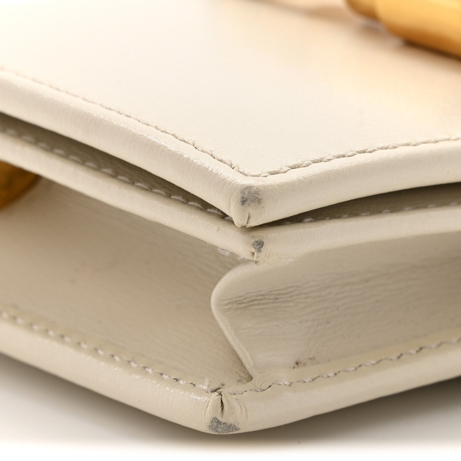 Gucci Calfskin Jackie 1961 Card Case Mystic White