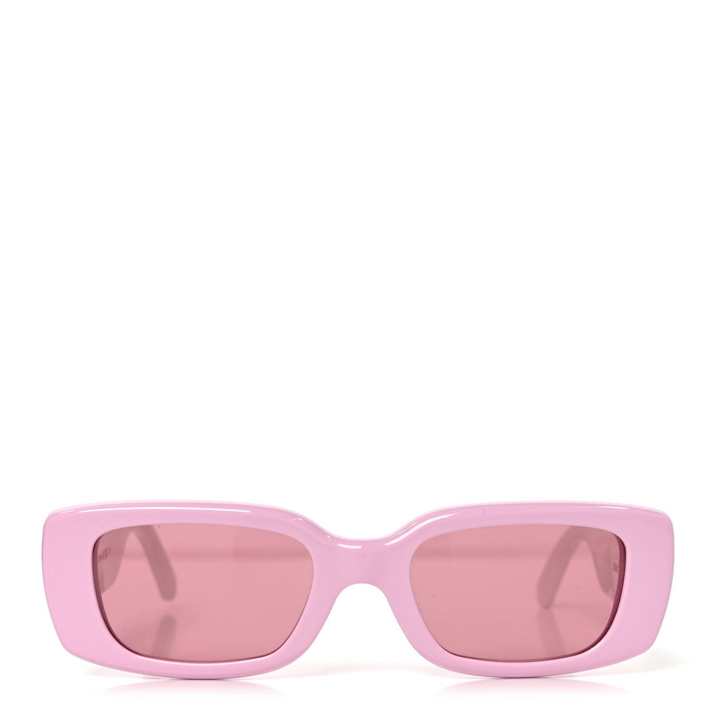 Louis Vuitton LV X TM Acetate Monogram Multicolor Cat Eye Sunglasses Z2711W Rose White