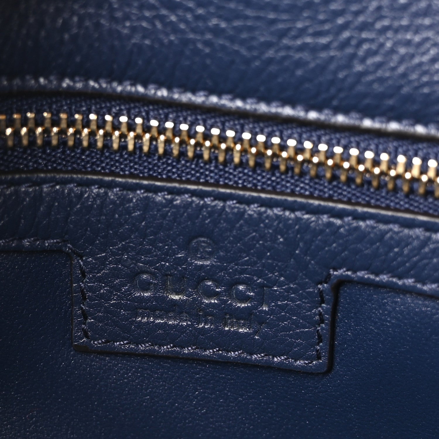 Gucci Roxy Calfskin Web Medium Blondie Top Handle Shoulder Flap Bag Blue Agata