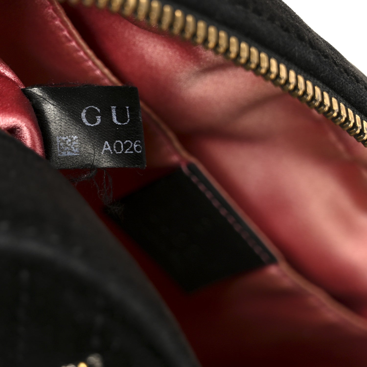 Gucci Velvet Matelasse Crystal Star Embroidered Small GG Marmont Chain Shoulder Bag Black
