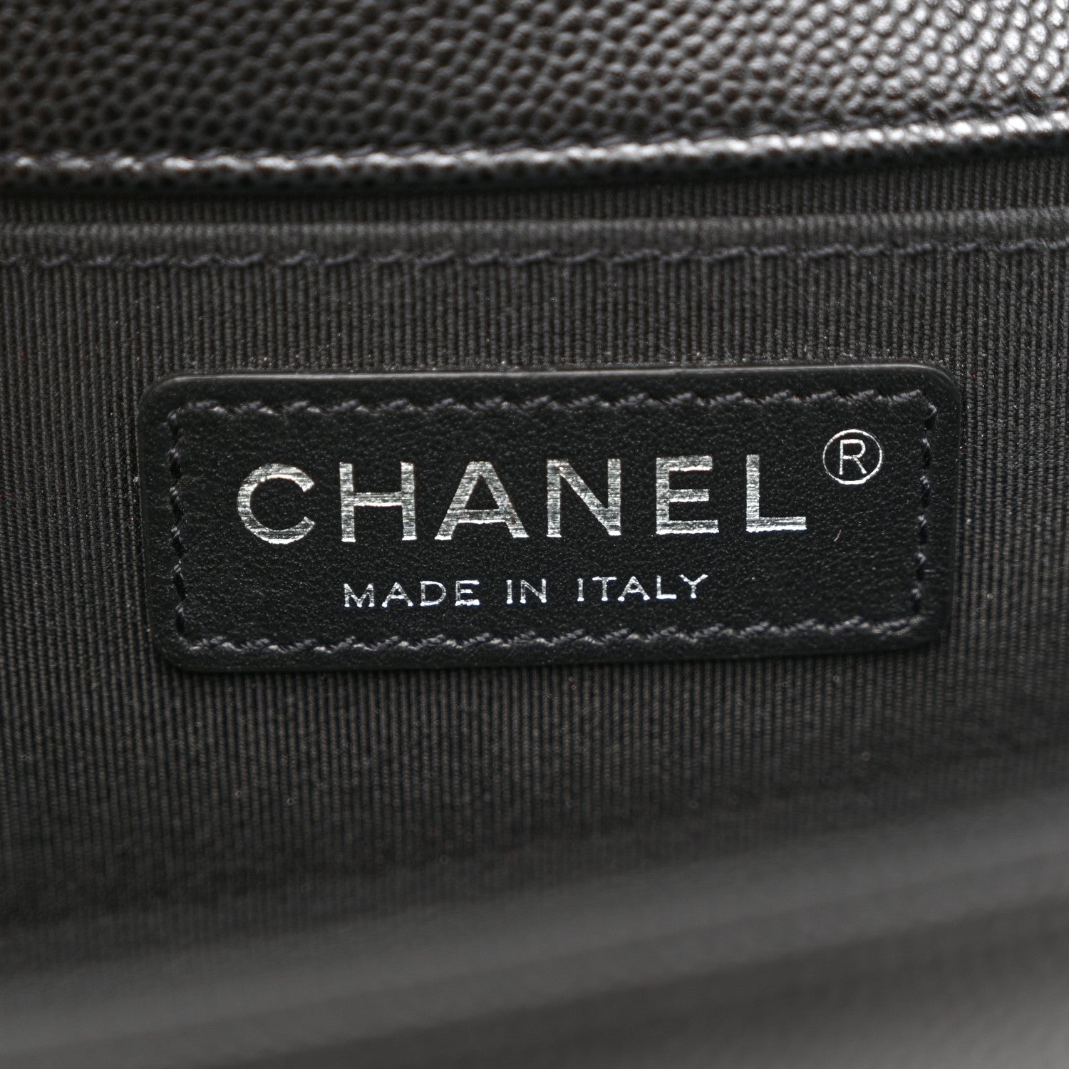 Chanel Caviar Quilted Medium Boy Flap Black
