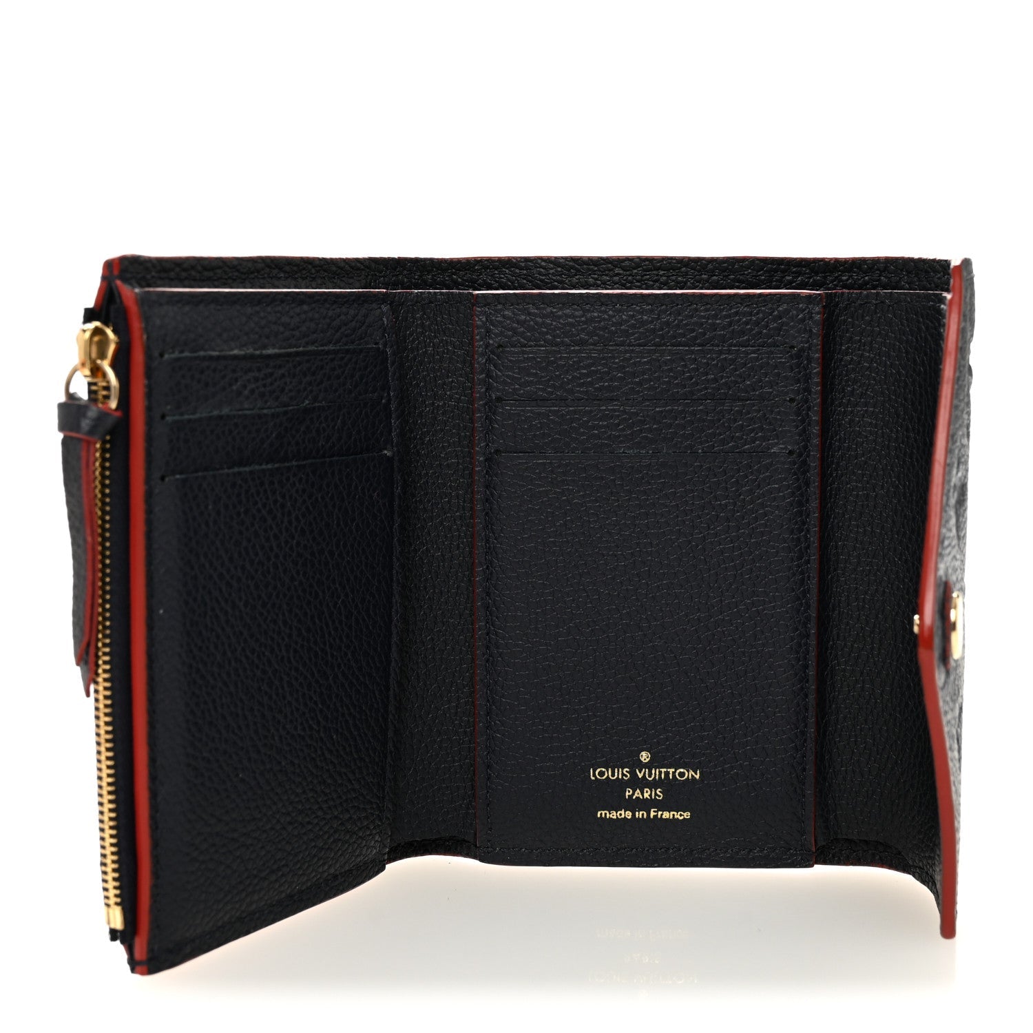 Louis Vuitton Empreinte Victorine Wallet Marine Rouge