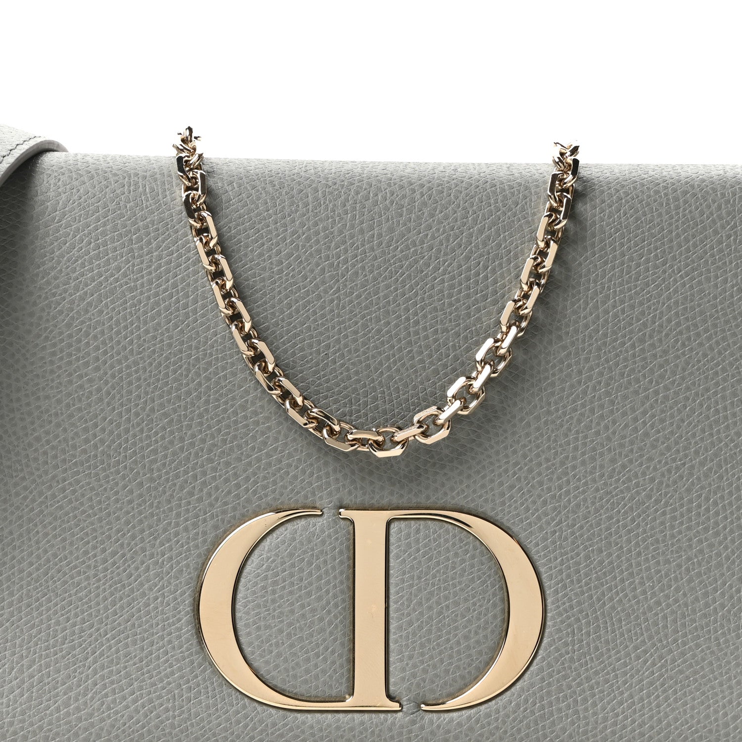 Christian Dior Calfskin 30 Montaigne 2 in 1 Pouch Grey