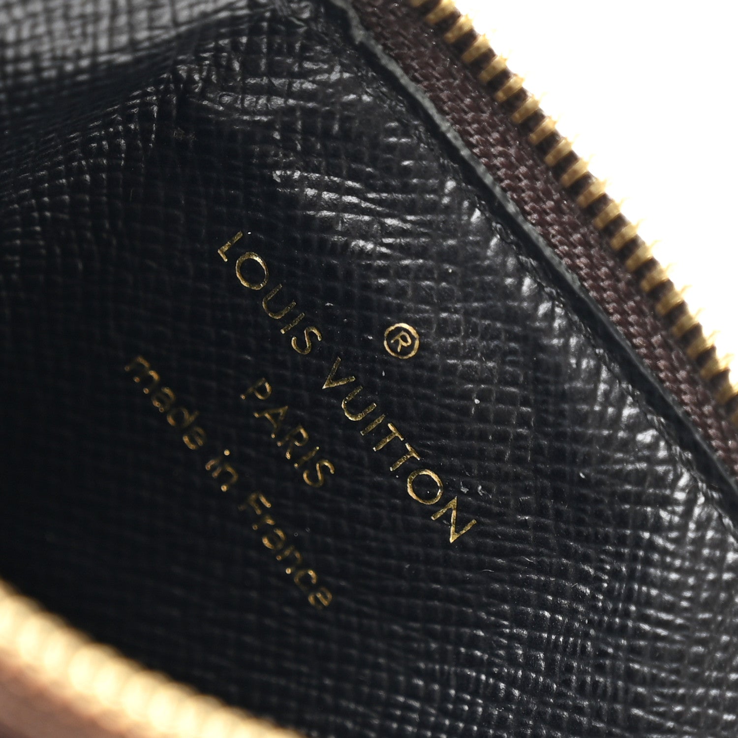 Louis Vuitton Monogram Recto Verso Card Holder Black