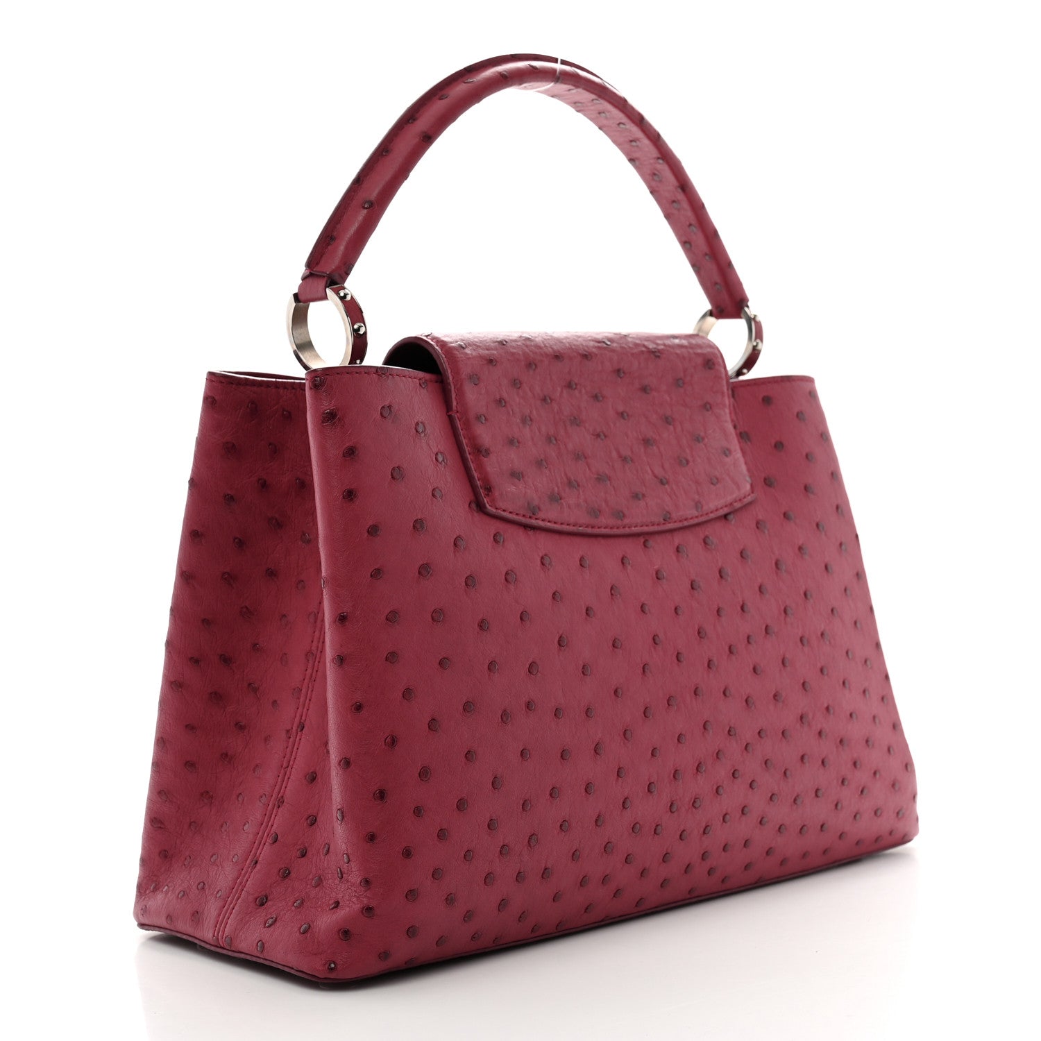 Louis Vuitton Ostrich Capucines MM Fuchsia